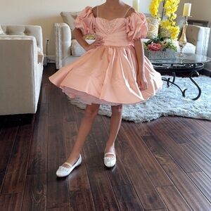 Charming Pink Dress for Girls